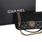 Chanel Flap Shoulder Bag Sheepskin Leather A1249 Black