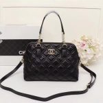 Chanel Sheepskin Leather Shoulder Bag 55698 black