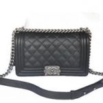 Chanel Boy Flap Shoulder Bag Original Calfskin Leather A67086 Black