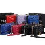 Chanel Boy Flap Shoulder Bag A67086 in Sheepskin Leather