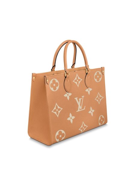 Louis Vuitton LV X YK ONTHEGO MM​ Arizona Beige/Cream M45982 