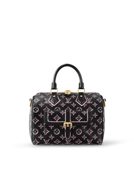 Louis Vuitton LV SPEEDY BANDOULIÈRE 25 Black M20852