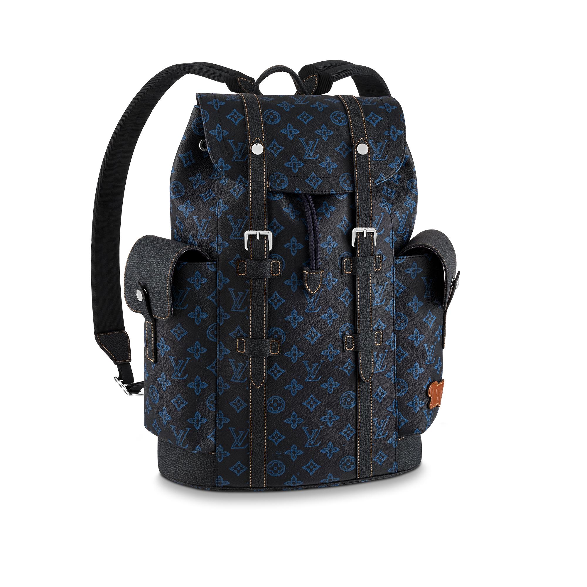 LV x YK Christopher MM Backpack Monogram Eclipse - Bags M46403