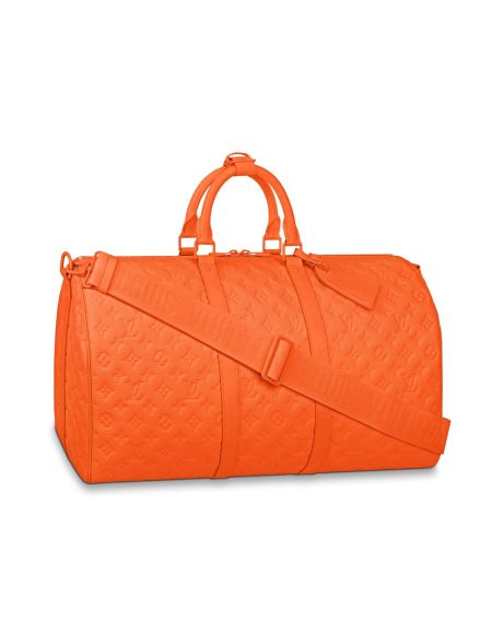 Louis Vuitton LV KEEPALL BANDOULIÈRE 50 Orange M20963 