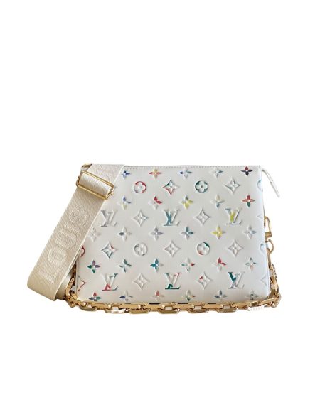 Louis Vuitton LV COUSSIN PM White M57793