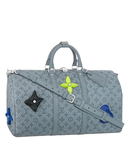 Louis Vuitton LV KEEPALL 50 Granite M20901
