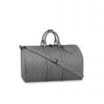 Louis Vuitton LV KEEPALL 50B Anthracite gray M46117