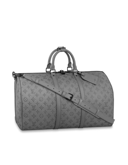 Louis Vuitton LV KEEPALL 50B Anthracite gray M46117