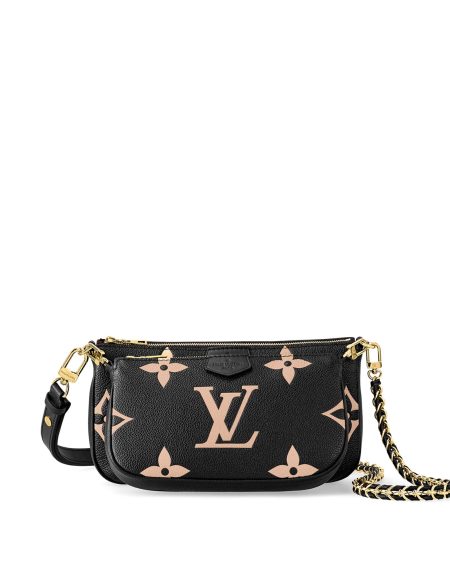 Louis Vuitton MULTI POCHETTE ACCESSOIRES Black/Cream M45777 