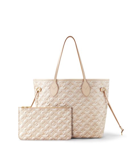 Louis Vuitton LV NEVERFULL MM Pale Beige M46231