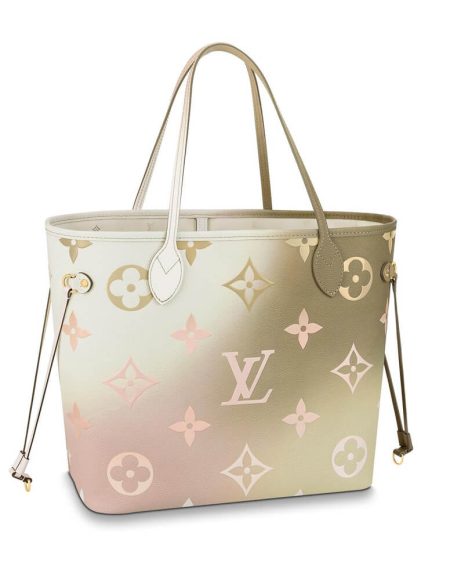 Louis Vuitton LV NEVERFULL MM Sunset Kaki M59859