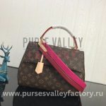Louis Vuitton CAPUCINES MM Fuchsia/Bordeaux Red M42738