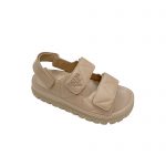 PRADA PADDED NAPPA LEATHER SANDALS DESERT BEIGE 1X721M