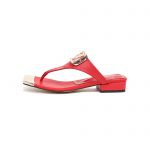 VALENTINO VLOGO SIGNATURE FLAT SANDAL RED WS0M21HWS_0CR