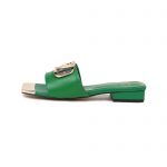 VALENTINO VLOGO SIGNATURE SLIDE SANDAL GREEN ZW2S0M21HWS0CR