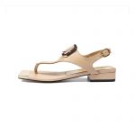 VALENTINO VLOGO SIGNATURE FLAT THONG SANDAL BEIGE WS0EA7RZR_HG5