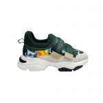CHRISTIAN DIOR D-WANDER SNEAKERS CYPRESS GREEN KCK299CTD