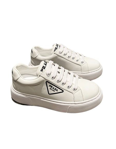 PRADA WHEEL RE-NYLON SNEAKERS WHITE P00528659
