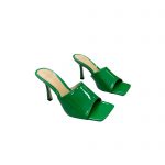 BOTTEGA VENETA STRECH MULE GREEN 610538V