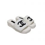 CHANEL MULES WHITE G39059