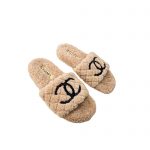 CHANEL WOOL MULES BEIGE G39059