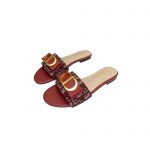 DIOR SLIDE MAROON KCQ266VEA