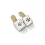 GUCCI DOUBLE G RAINBOW MULES WHITE 15425109