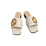 GUCCI SLIDE WITH DOUBLE G WHITE 646169