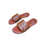 LOUIS VUITTON FLAT MULE BROWN 1AADIW