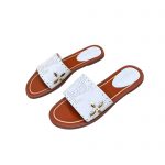 LOUIS VUITTON FLAT MULE WHITE 1AADIW