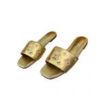 LOUIS VUITTON REVIVAL FLAT MULES GOLDEN 1AAOR5