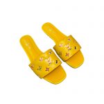 LOUIS VUITTON REVIVAL FLAT MULES YELLOW 1AAOR5