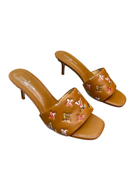LOUIS VUITTON REVIVAL MULES BROWN 1AAP7E
