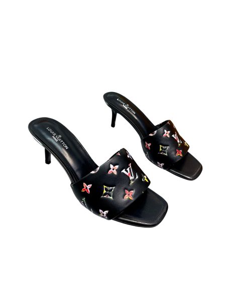 LOUIS VUITTON REVIVAL MULES BLACK 1AAP7E