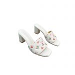 LOUIS VUITTON REVIVAL MULES WHITE 1AAP7E