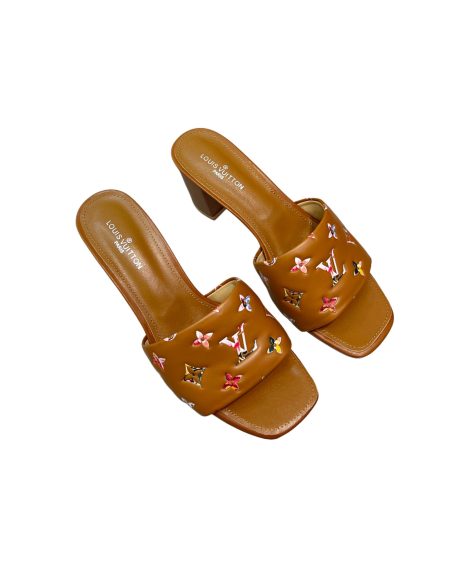 LOUIS VUITTON REVIVAL MULES BROWN 1AAP7E