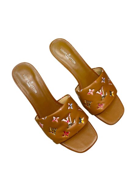 LOUIS VUITTON REVIVAL MULES BROWN 1AAP7E