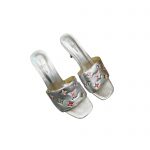LOUIS VUITTON REVIVAL MULES SILVER 1AAP7E