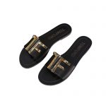 TOM FORD PLAQUE SLIDES BLACK W2408TVAX