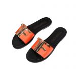 TOM FORD PLAQUE SLIDES ORANGE W2408TVAX