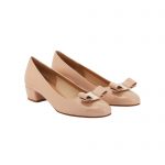 FERRAGAMO VERA BOW PUMP SHOE AMARETTI 01B221