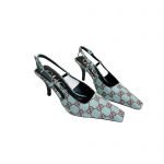GUCCI GG SLINGBACK PUMP LIGHT BLUE 675420