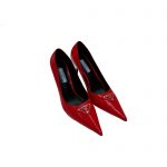 PRADA PATENT LEATHER PUMPS RED 1I001N