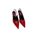 PRADA SLINGBACK PUMP RED 1I002N