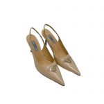 PRADA SLINGBACK PUMP COFFEE 1I002N
