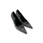 PRADA SLINGBACK PUMP WITH CRYSTALS CRYSTAL 1I001N