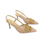 VALENTINO VLOGO SIGNATURE SLINGBACK PUMP POWDER ROSE 2W2S0R01TMK