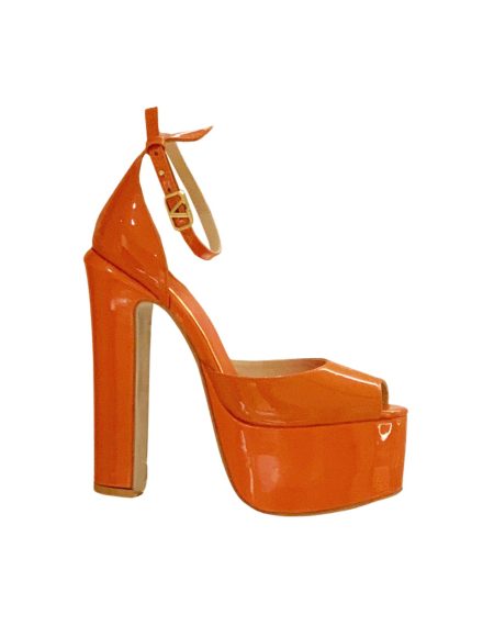 VALENTINO TAN-GO PLATFORM SANDAL ORANGE 1W2S0FE0VNE_I16