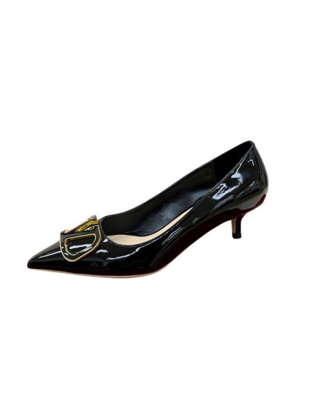 VALENTINO V BUCKLE PUMPS BLACK 1W2S0FH8LAFGF9