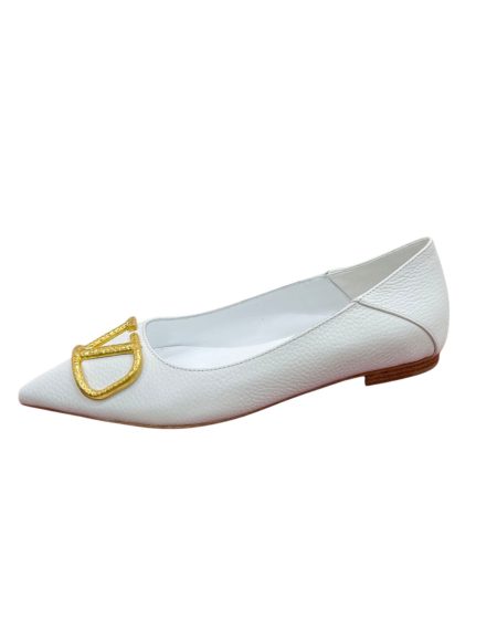 VALENTINO V BUCKLE PUMPS WHITE SW2S0Q63DSH0NO